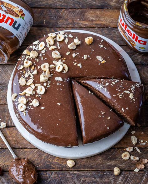 No Bake Nutella Cheesecake Recipe Flourless Chocolate Cake