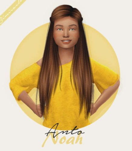 Anto Noah Hair Kids Version By Simiracle For The Sims 4 Spring4sims