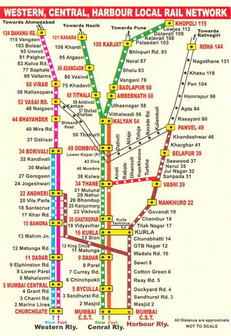 Mumbai Local Railway Map 21 