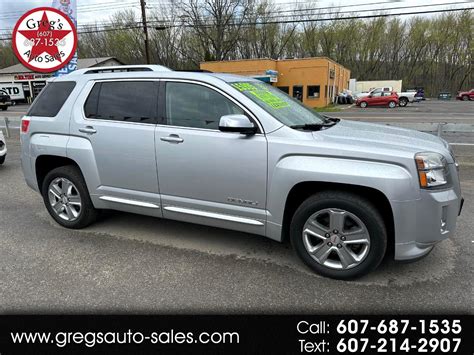 Used 2015 Gmc Terrain Awd 4dr Denali For Sale In Owego Ny 13827 Gregs