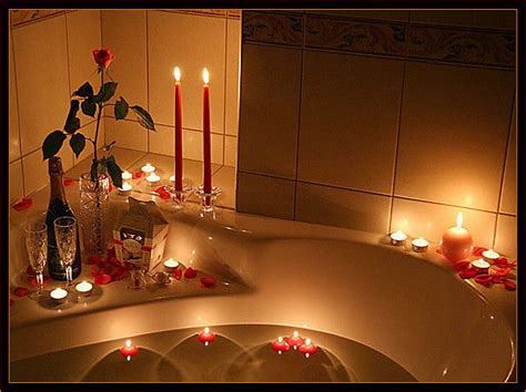 Romantic Bathtub Spa Valentine S Day Idé