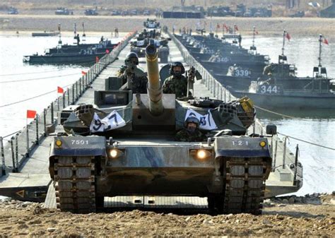 South Korean Main Battle Tanks K1 K1a1 And K2