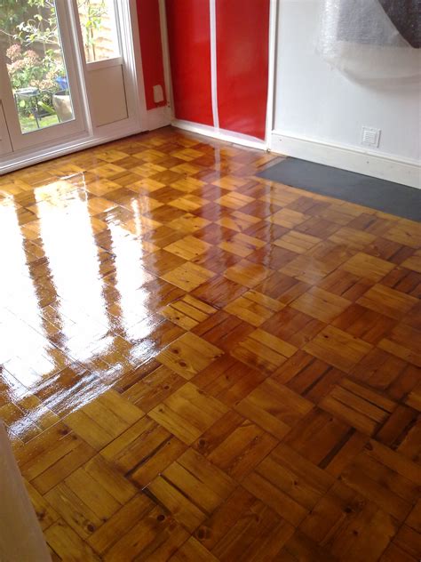 Before And After Photos Of Parquet Floor Sanding In Sydenham
