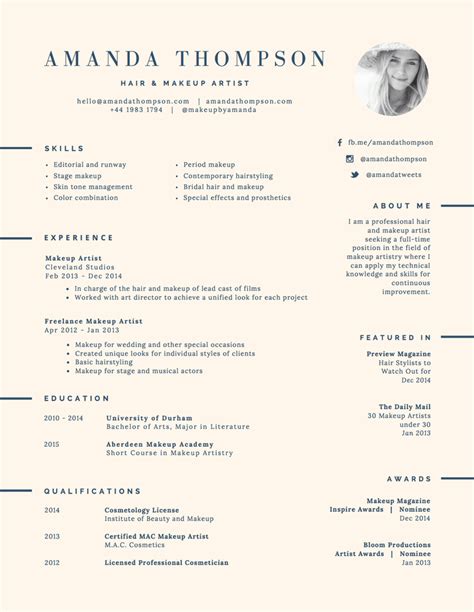 When writing a makeup artist cover letter, you should highlight skills that are specific to the company's makeup needs. image11 | Makeup artist resume, Hair and makeup artist ...