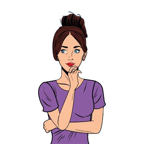 Thinking Woman Png Free Download Png All Png All