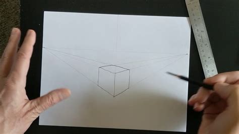 2 Point Perspective Cube Youtube