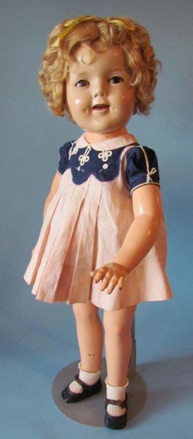 Vintage 27 Flirty Original Composition Shirley Temple Doll By Ideal
