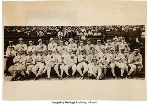 1919 Chicago White Sox Original News Photograph By Underwood And Lot