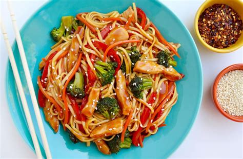 Oh, the 1990s, how i miss you sometimes. Teriyaki Chicken Stir-Fry with Noodles | Receta | Recetas ...
