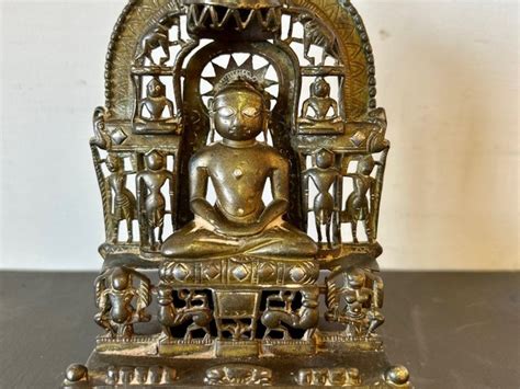 Jain Altar Bronze Copper Silver India 15th Century Catawiki