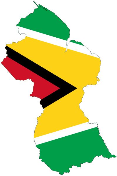 Fileflag Map Of Guyanasvg Wikimedia Commons Guyana Flag Guyana