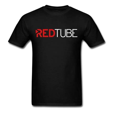 design shirts new style crew neck redtube logo short sleeve t o neck shirts for men t