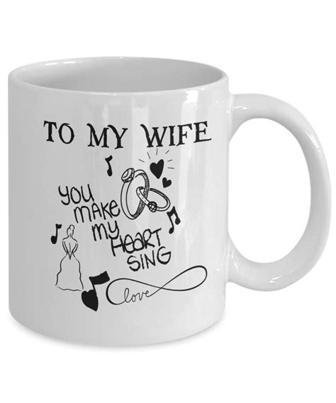 to my wife coffee mug great t for your wife best birthday t from husband mugs best