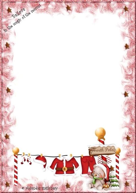 Briefpapier romantisch mit rosa herzen und grünen blümchen zum drucken. Briefpapier - Weihnachten | Briefpapier weihnachten ...
