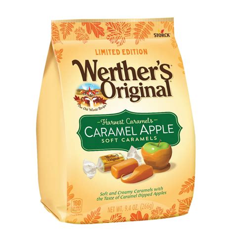 Storck Werthers Originals Harvest Caramels Caramel Apple Soft Caramel