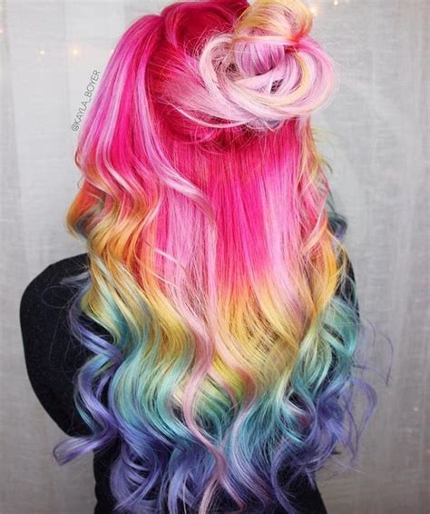 17 Best Images About Multi Color Hair Ideas If Im Brave Enough On