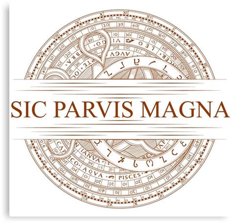 Sic Parvis Magna Uncharted Canvas Prints By Chasingthesun Creations