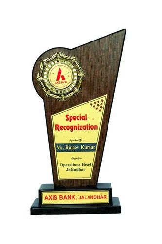 Pw 52 Plastic Wooden Trophy At Rs 100 Wooden Momento In Jalandhar
