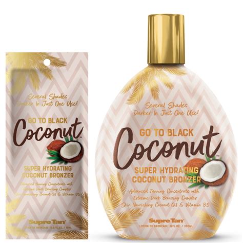 Supre Tan Go To Black Coconut Super Hydrating Bronzer Peak Tanning