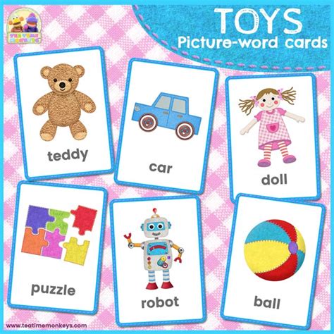 Toys Flashcards Printable Wow Blog