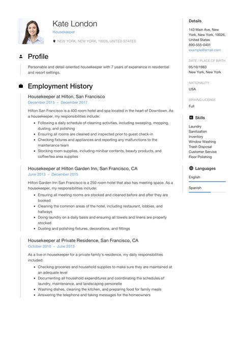Download sample resume templates in pdf, word formats. 12 housekeeping resumes samples - radaircars.com