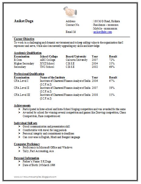 Today, we will take a look at the optimal resume format for freshers. 1 Page Resume Format For Freshers , #format #freshers #resume #ResumeFormat | Resume format for ...