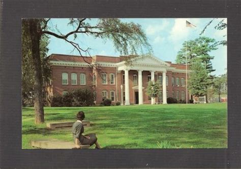 Postcard Holland Hall Newberry College Newberry South Carolina