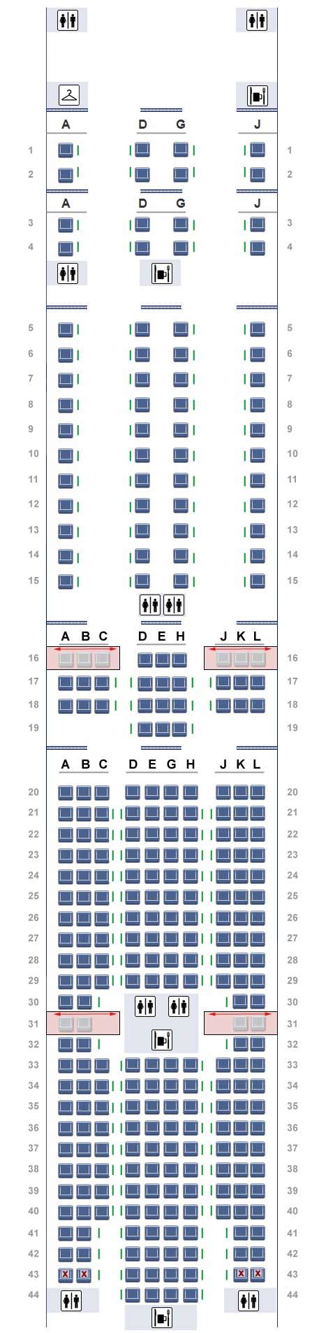 Boeing 777 300er Seating Chart Aa