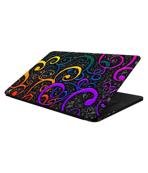 Finest 2 In 1 Combo Of Floral Laptop Skin And Mouse Pad Buy Finest 2