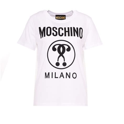 Moschino Double Question Mark T Shirt Editorialist