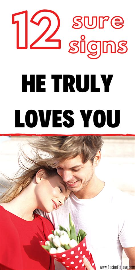 12 True Signs He Loves You Deeply Signs He Loves You Signs Hes In