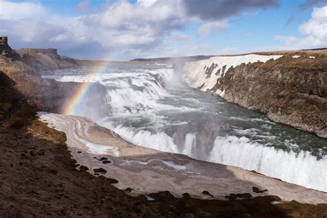 Gullfoss Waterfall Located In The Canyon Of Hvítá River In Flickr