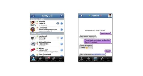 Beejive Aplicación De Mensajes Instantáneos Para Iphone Y Ipod Ipodtotal