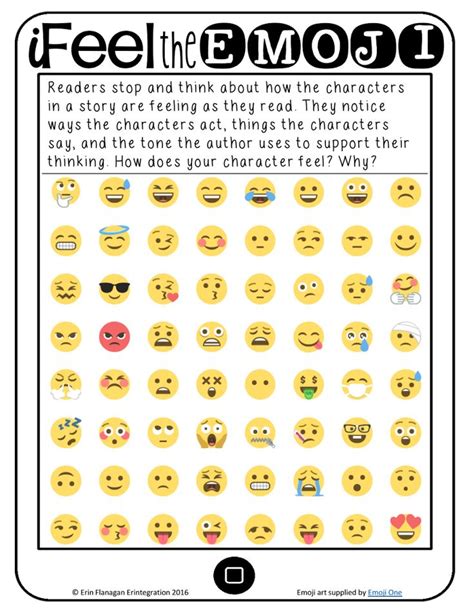 Free Printable Emoji Feelings Chart Customize And Print