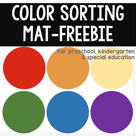 Color Sorting Printables Printable Word Searches