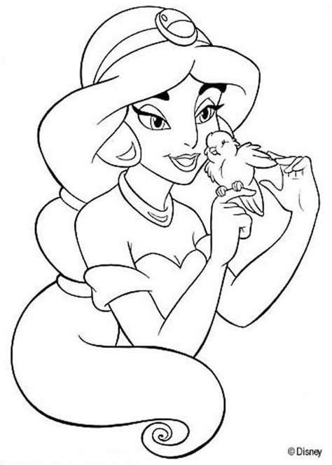 We have collected 39+ disney princes coloring page images of various designs for you to color. Princess jasmine portrait coloring pages - Hellokids.com