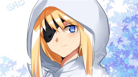 477073 Alice Zuberg Eyepatches Anime Blonde Blue Eyes Anime Girls