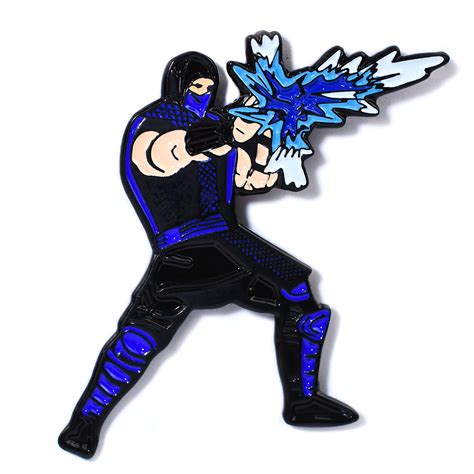 Cool Pins Sub Zero Mortal Kombat Classic Arcade Game Collectible