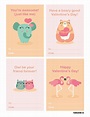 3 free printable Valentine's Day cards perfect for kids to share at ...