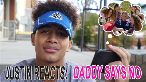 Justin Reacts: Daddy Says No (Haschak Sisters) - YouTube