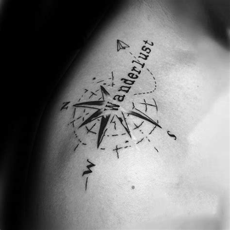 70 Wanderlust Tattoo Designs For Men Travel Inspired Ink Ideas Word