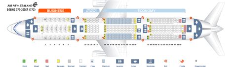 Seat Map Boeing 777 200 Air New Zealand Best Seats In The Plane