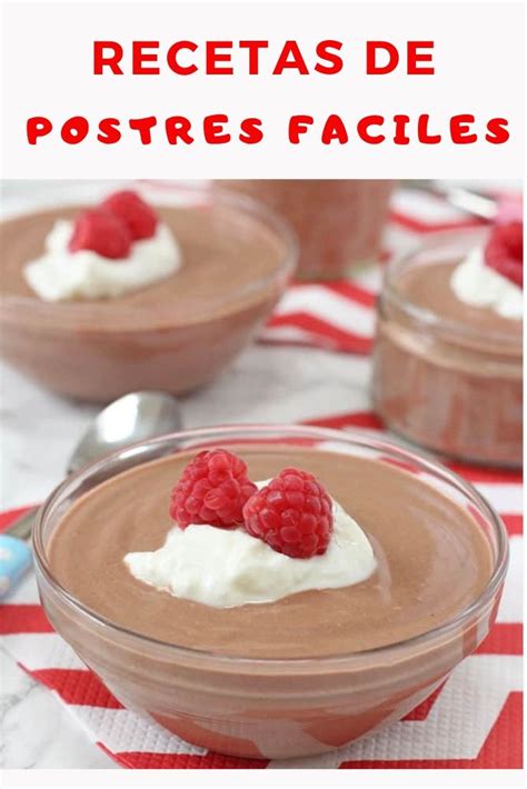 Chocolate Pudding With Whipped Cream And Raspberries In Small Bowls On