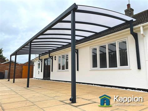 Long Patio Canopy Installed In Lincolnshire Kappion Carports And Canopies