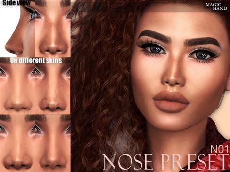 The Sims Resource Mh Nose Preset N01