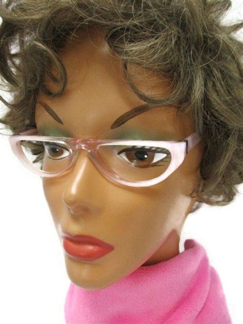 nos 1960 s pink cat eye reading eyeglass frames woman etsy eyeglasses frames for women pink