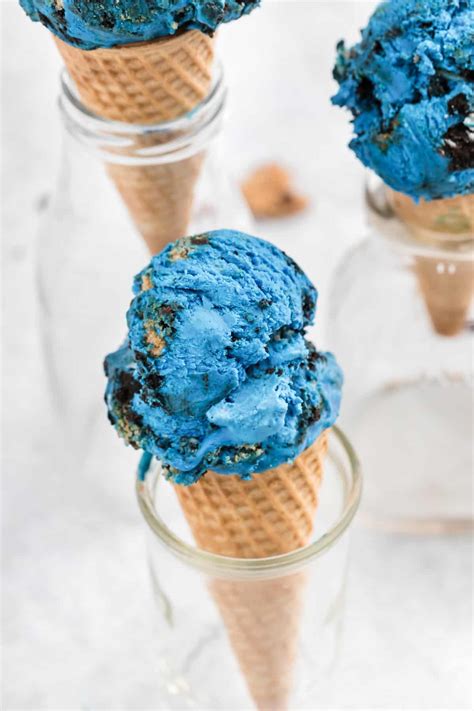 Homemade Cookie Monster Ice Cream The First Year