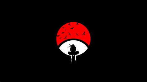 Itachi Uchiha 4k Wallpaper Naruto Minimal Art 5k 8k M