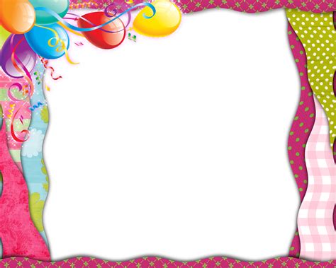 Birthday Border Png Birthday Border Png Transparent Free For Download Images And Photos Finder