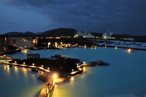 Blue Lagoon By Night Iceland Places Ive Been Places To Go Geothermal Blue Lagoon Us Travel